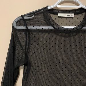 Wilfred free | kristen mesh long sleeve